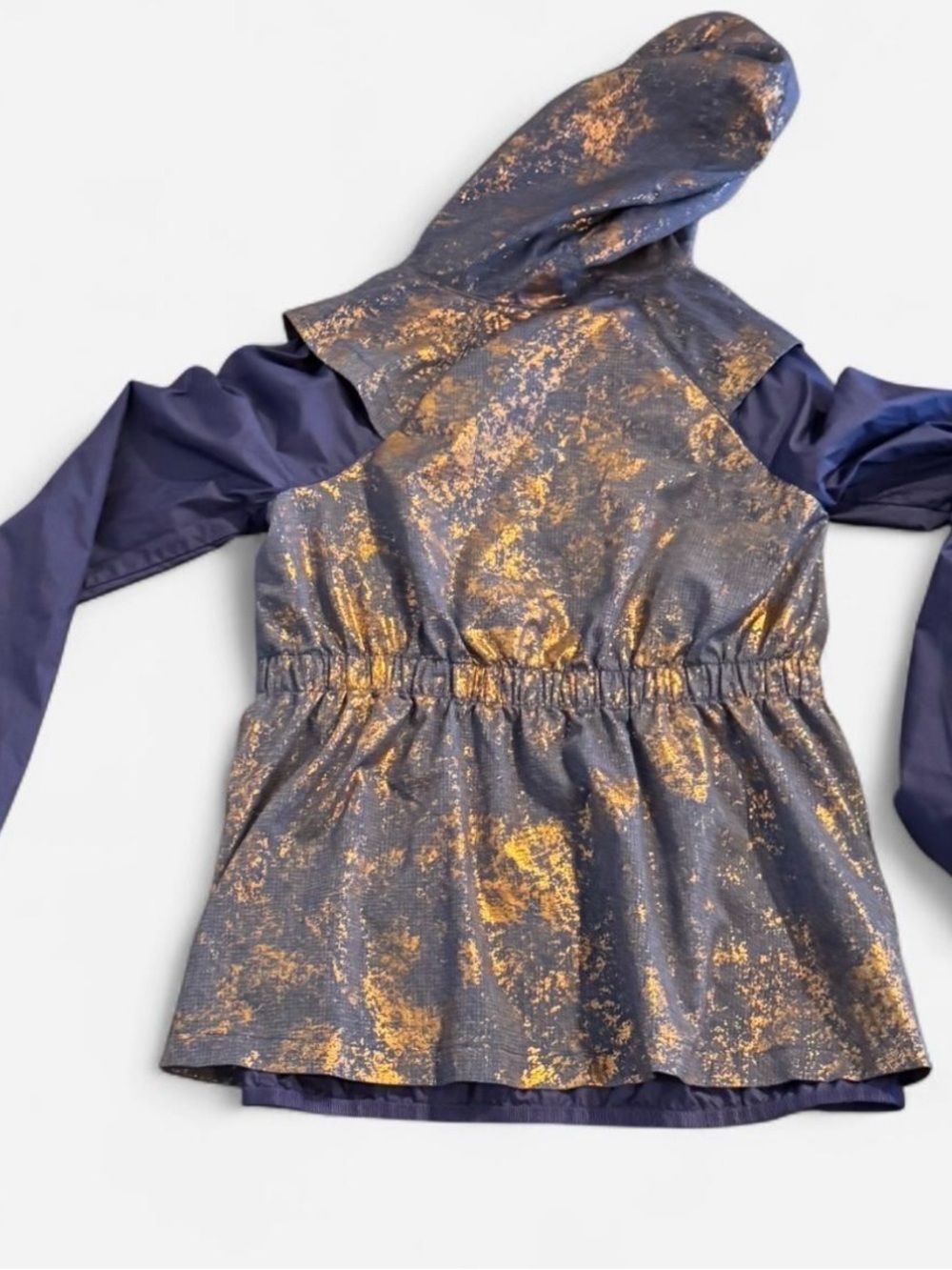 Ivivva by Lululemon Navy Gold Jacket Girls 12 - Picture 3 of 4